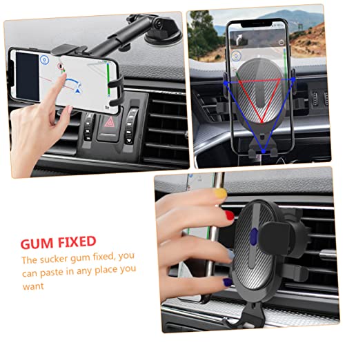 Supporto Auto con ad Tenuta Facile Installazione Compatibile con Smartphone nero