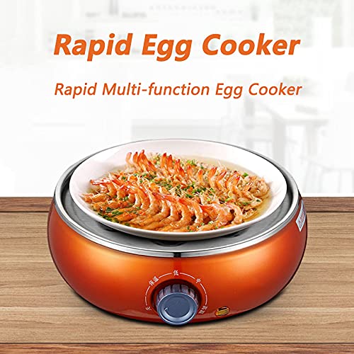 GPWDSN Elektrischer Eierkocher 9 Eier Voller 304 Edelstahl Elektrischer Eierkocher Dampfgarer mit großer Kapazität für… – Bild 3