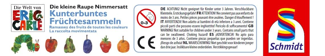 Die kleine Raupe Nimmersatt - Kunterbuntes Früchtesammeln