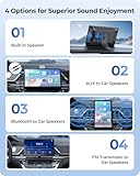 9" Wireless Portable 60FPS Car Screen for Apple CarPlay & Android Auto, 1024*600 HD Display, Magnetic Mount, OTA, Portrait and Landscape Modes, Backup Camera, Bluetooth, Voice Control, GPS Navigation - Image 8