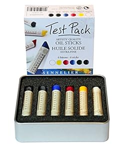 Sennelier Öl-Sticks Set mit 6 Ölkreidestiften