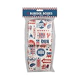 Home Fusion The Company para Llevar Estilo BBQ Comida Contenedores - Hot Dogs Hamburguesas Patatas Fritas & Placas Todo Reciclable - 6 Paquetes Hamburguesa Cajas