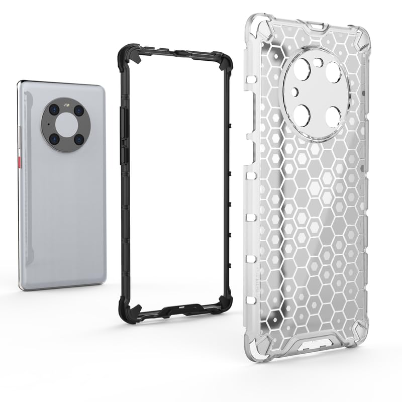 Image of Plastic Bumper Back Case Cover for Honor 400 Pro (Transparent)