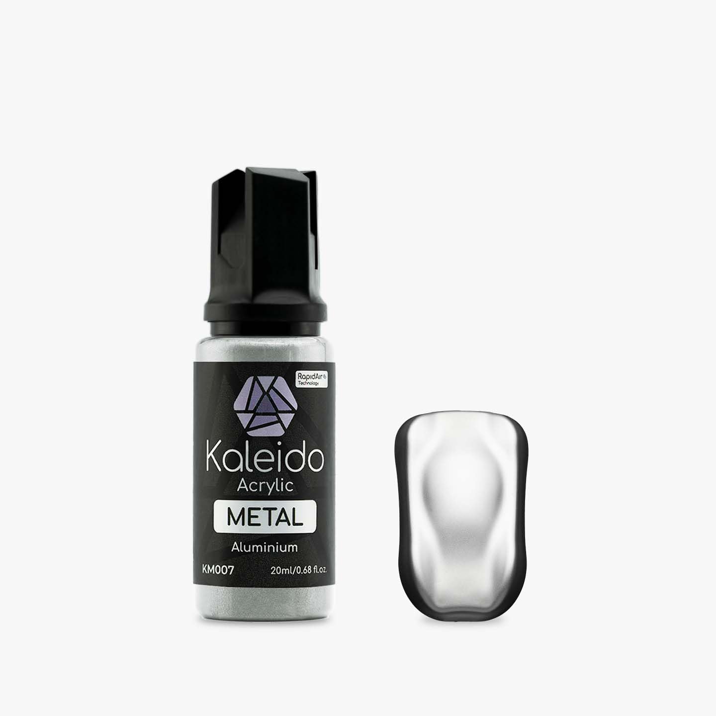 Gaahleri Kaleido Colorworks Metal for Airbrush Model Building Acrylic Paint KM007 Aluminium