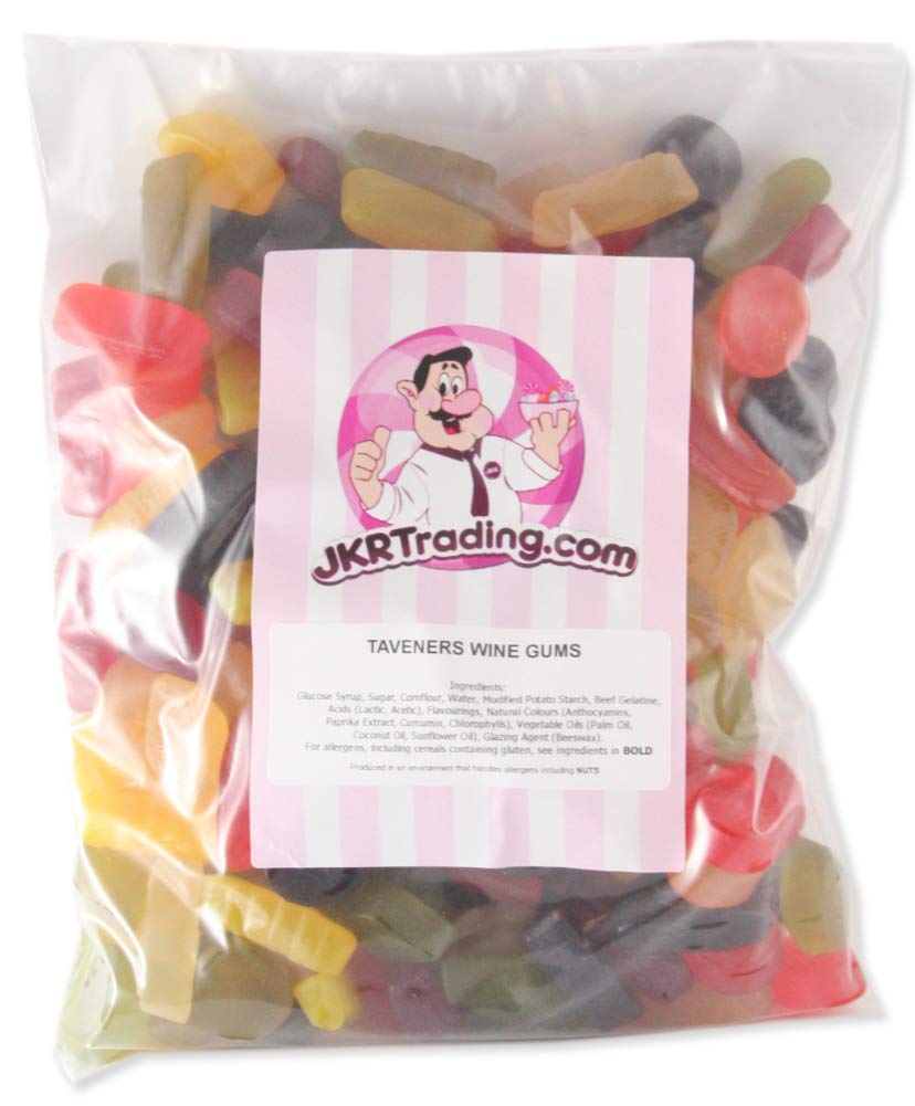 Winegums Wine Gums 1kg Value Share Bag Novelty Shaped Fruit Gums