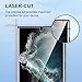 LK 3 Pack for Samsung Galaxy S22 Ultra Screen Protector [Not Glass] [Support Fingerprint Unlock] Bubble Free, with Easy Installation Tool, 3D Curved Max Coverage for S22 Ultra 6.8-inch