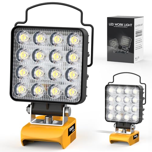 Ecarke LED Work Light Compatible with DeWALT 20V...