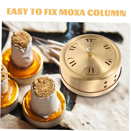 Caja portátil para moxibustión sin humo, quemador ajustable de potencia de viento, accesorio práctico para masajes, retiros de yoga y relajación suave miniatura 3