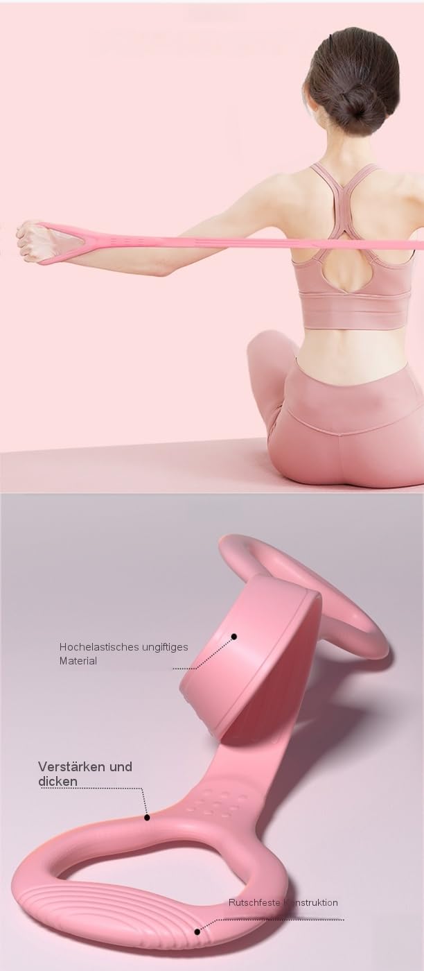 Widerstandsband Mit Griff,Upgrade 3-In-1 Multifunktions Expander, Hohe Elastizität Verstellbarer Widerstand 8 Röhren Resistance Bands, Fitnessbänder Für Yoga,Pilates