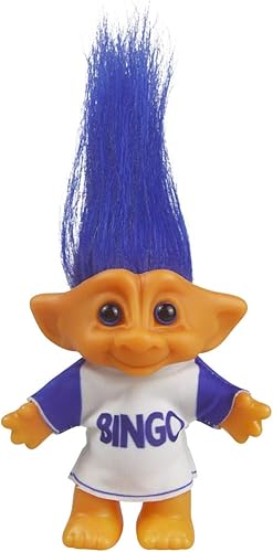 Muñecas Troll vintage, muñeca retro Troll cromática adorable para colecciones, proyectos escolares, artes y manualidades, recuerdos de fiesta, 7.5