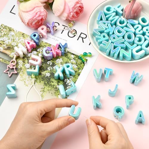 Random Bubble Chunky Letter Beads, Extra Large, 90-100 Pcs by Ornaland - Image 5
