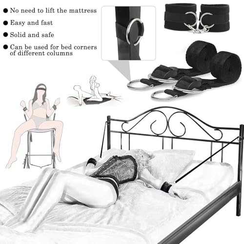 BDSMYOU BDSM Set Sex Geschenke für Paare,12 Pcs Sex Toyset für Paar Set,Handschellen Sex Bett Bondage Fesseln Sexspielzeug für Paare,Erotischer Adventskalender,Sexspielzeug für Paare Extrem Sex