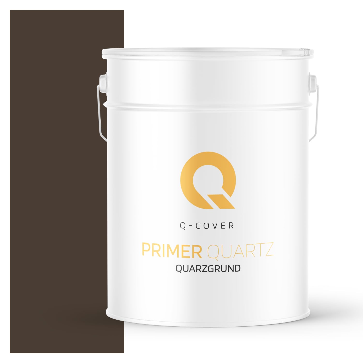 Quarzgrund für Dekorativer Putz mit Mica Dunkelbraun D821 15KG | Acrylatdispersion Grundiermittel Innen & Außen für Wände und Decken Grundierung Schutz Mosaikputz ca. 0,3-0,4 KG/m2