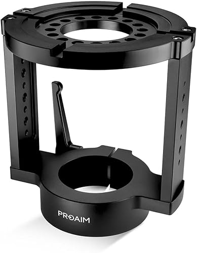 PROAIM Mitchell - Adaptador elevador EuroElemac base para muñecas de cine, bazuca y más. Elevador de altura resistente con opciones de montaje de