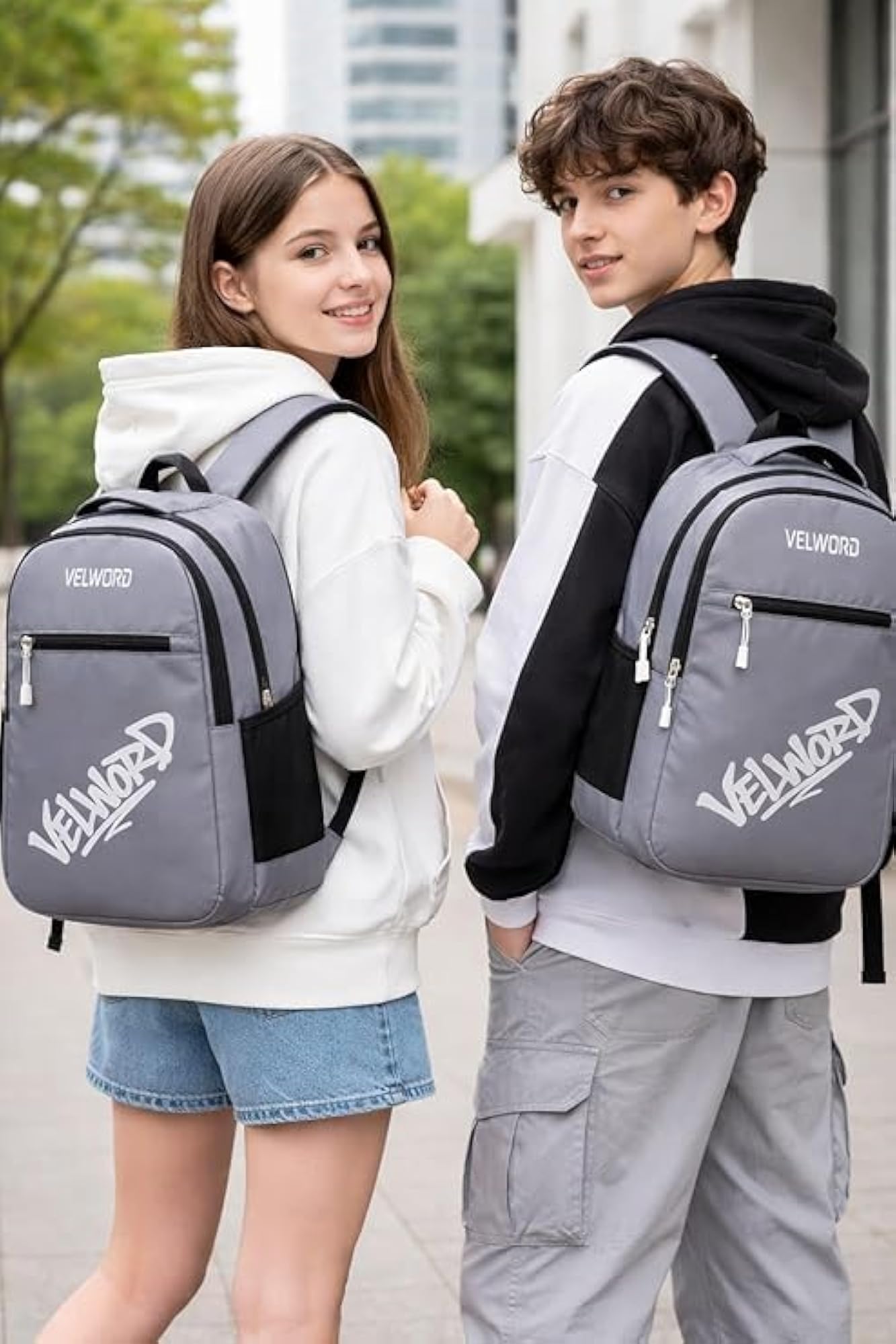 School College Water-Resistant Laptop Travel Backpack
