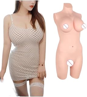 [EINI] 硅胶套装 3分长 女装套装 C~D罩杯 全身女装套装 性感 插入 排尿 角色扮演 女装 提臀 丰胸 硅胶胸部 硅胶裤 女性化 男人的女儿 真实套装