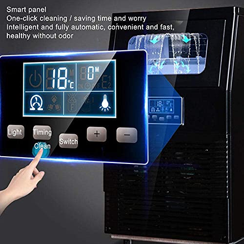 Eiswürfelbereiter 100 W, Eismaschine 2 in 1 Arbeitsplatten-Eisbrecher, in 6 Minuten, produziert 36 lbs Eis in 24 Stunden… – Bild 6