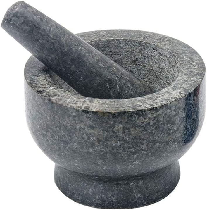 Set Spice Stone Grinder GraniteUnpolished Non Porous Dishwasher Mortar and P Gri