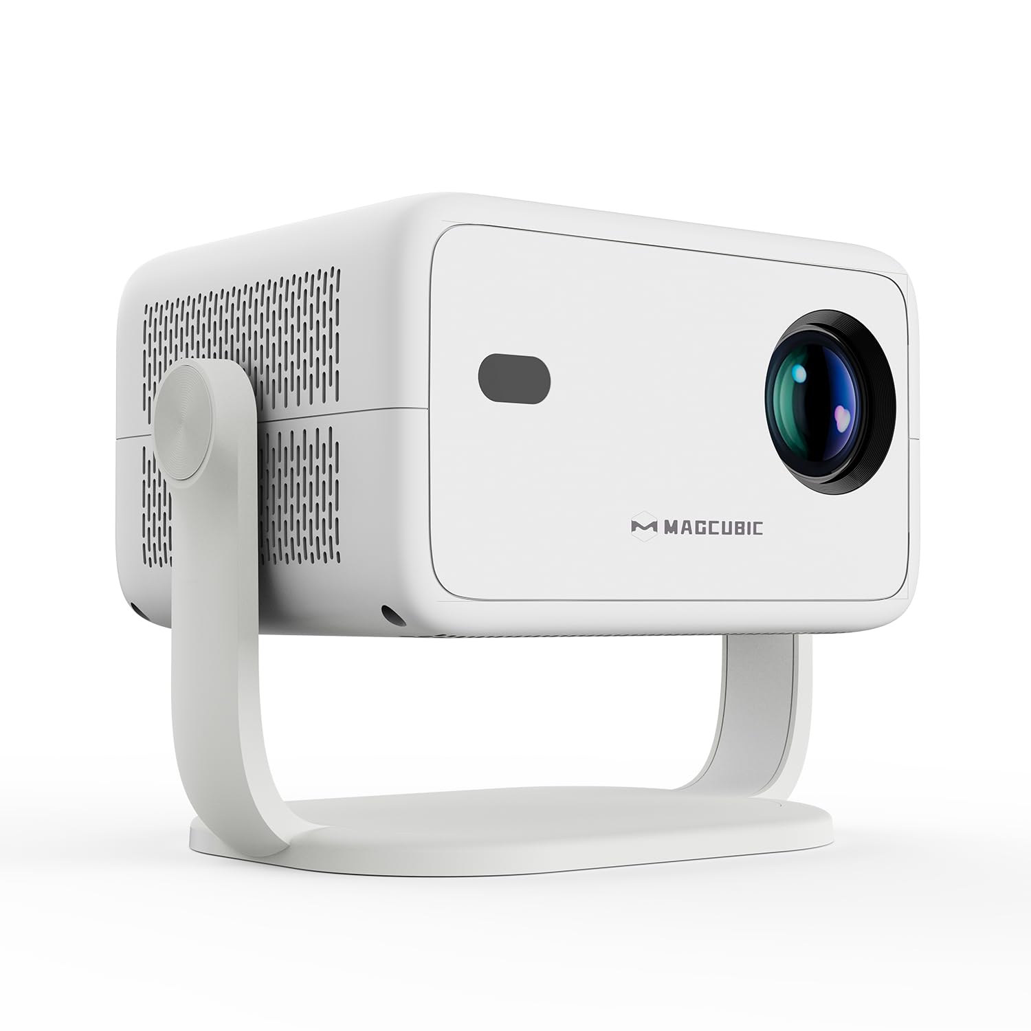 Magcubic Mini proiettore, Android 14, con 400 ANSI, nativo 1080P, supportato 4K, rotabile a 180°, WiFi 6 e BT 5.2, Auto-Trapezkorrektur, Videoproiettore per Home Cinema portatile (L018)