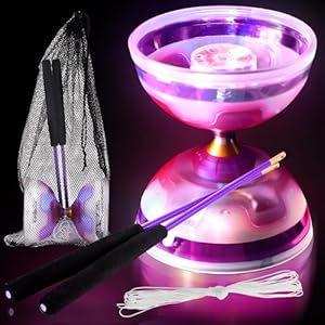 Chitidr Chitidr-965 Fioletowy Zestaw Diabolo LED 12 cm