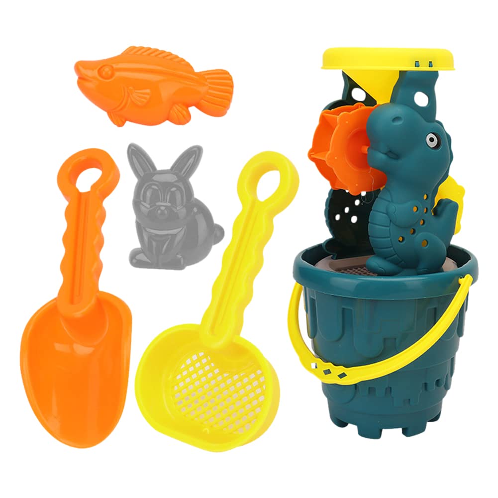 Sand Beach Toy for Children Beach Buggy Bucket Mesh Bag Sand Shapes Watering Can, Beach Shovel Rake Tool Set Hourglass Sandpit Toy Set Sand Play Set Beach Toy Water Toy Set