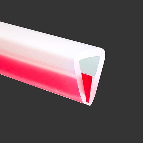 Borde de goma transparente, borde de goma transparente autoadhesivo, protector de borde para chapa, gafas o gafas flexibles, material de goma de