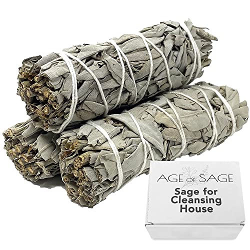 Comparison: Best Sage For Smudging 9 Age of Sage White Sage Smudge Sticks 4" Long - Burning Sage Bundle for Cleansing House, 3pk