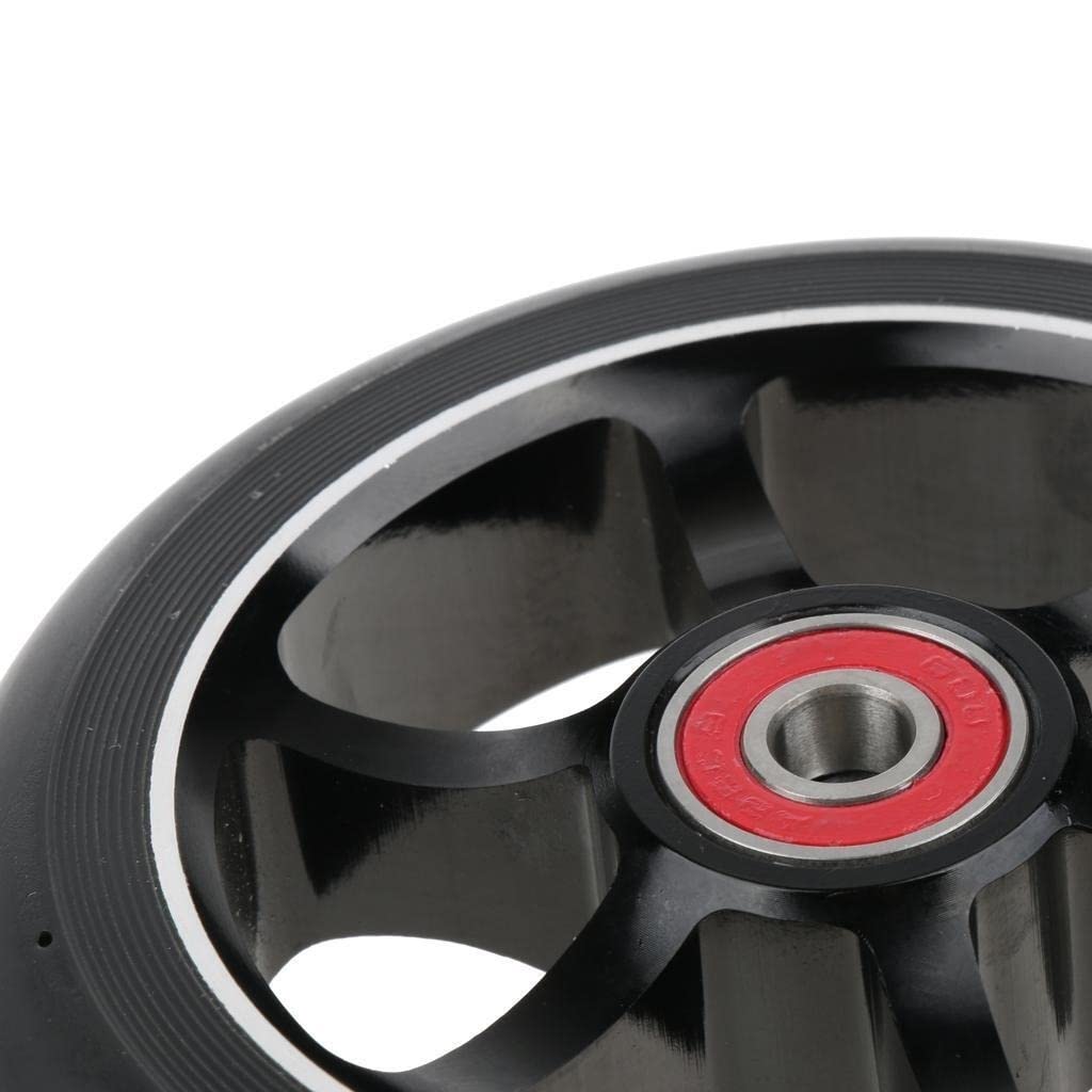 Ruote Monopattino Freestyle Ruote Scooter a 2 Zampe da 110mm con Cuscinetti Standard Ruote Monopattino Elettrico