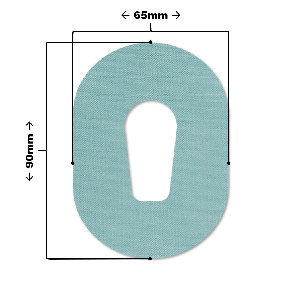 MySweetStitch - 25 x Dexcom G6 Patches, Overpatch diameter 70 x 55mm, Waterproof, Breathable, Skin-Friendly, Made in Germany, Ice Blue - Image 3