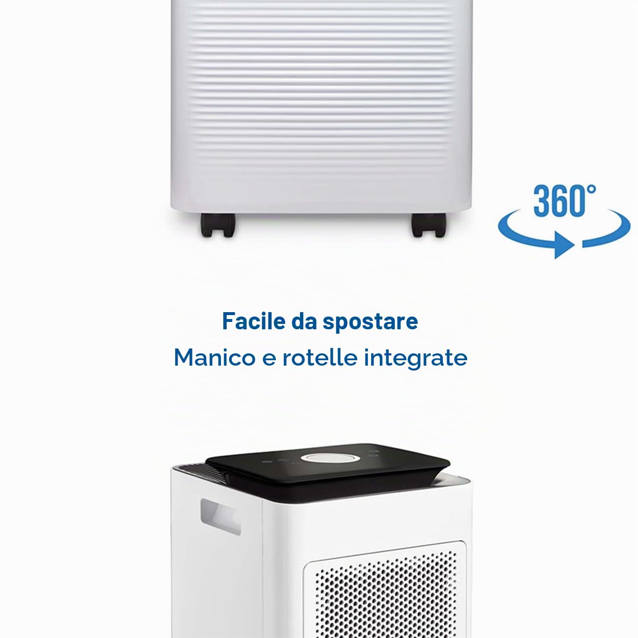 Clean Air Optima - Deumidificatore e purificatore d'aria CA-707 Smart - 70 m² / 175 m³ / 750 ft²