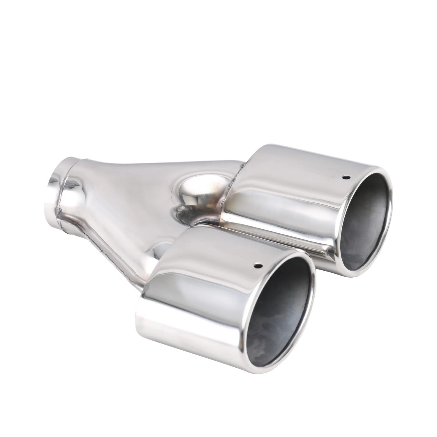 Tubo final para automóviles Tubo de para escape universal del silenciador coche acero inoxidable dual para Sistema de escape y escape.