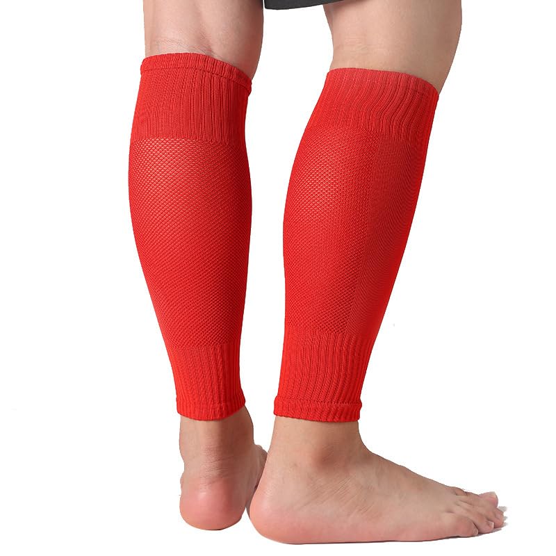 1 Pair Men's Football Sports Socks, Long Tube Sports Anti Friction Calf Socks, Player Version - Breathable, Moisture-Wicking Fabric