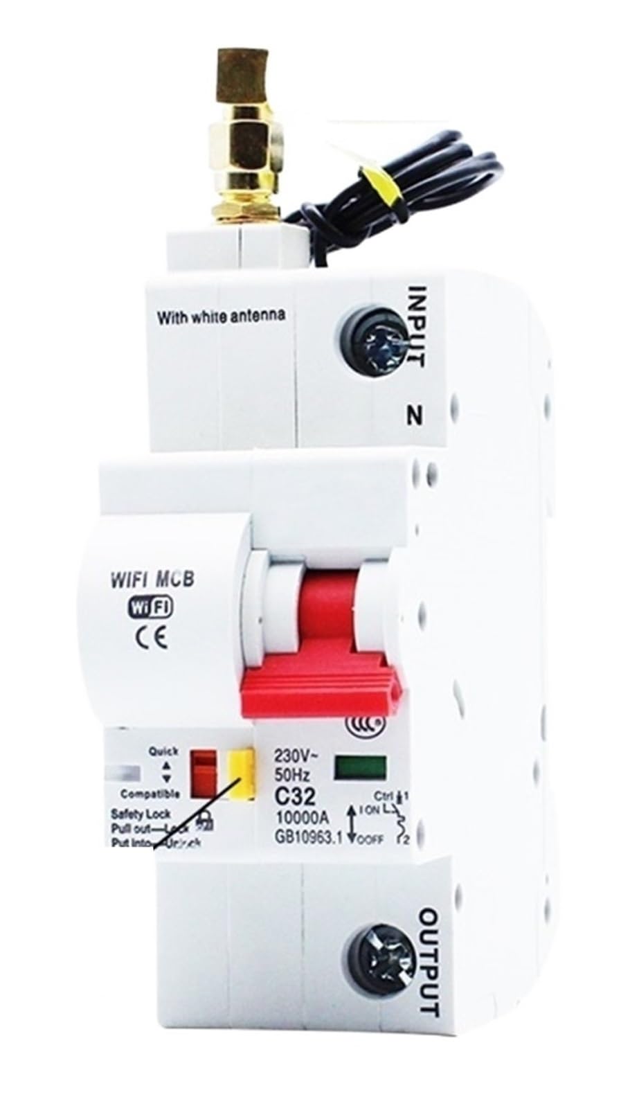 Disjoncteur Intelligent WiFi 25A commutateur automatique 2P tableau