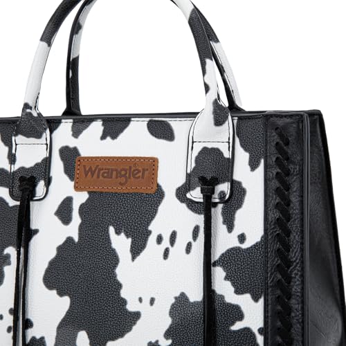 Image of Wrangler Tote Bag for Women Western Cowhide Purse and Wallet Set
