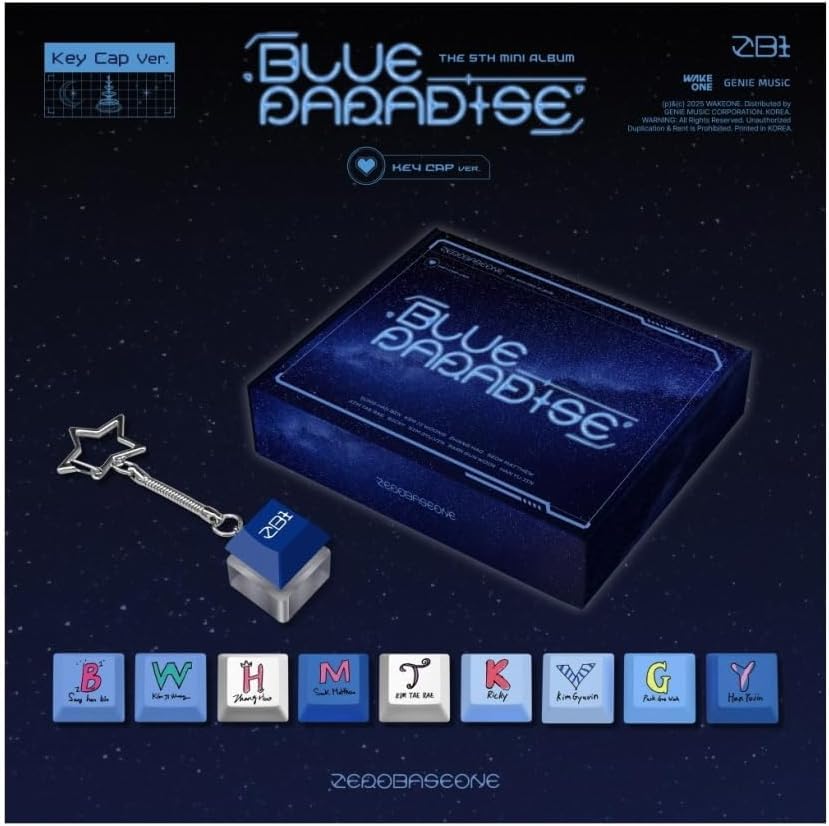 ZEROBASEONE Blue Paradise [Key Cap Ver.] 5th Mini Album + Extra Photocards