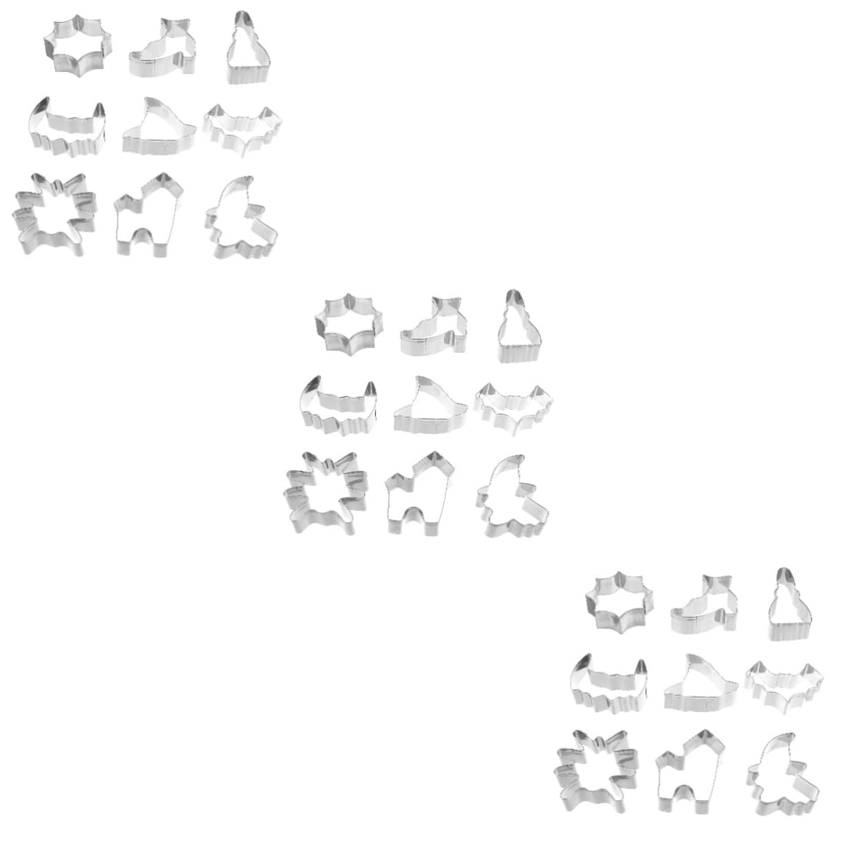 Amosfun 27 Pcs Muffa Del Biscotto Scopa Biscotto Della Caramella Di Cottura Della Torta Halloween Della Muffa Del Fondente Biscotto Fai Da Te Halloween Cookie Stencil