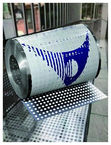 Tôle perforée en acier inoxydable 304 pour ventilation et sécurité de balcon 65x200cm - 2
