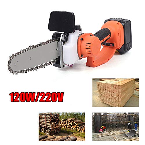 YiWon Akku Kettensäge 18V Motorsäge mit Akku und Ladegerät Elektrische Kettensäge – Bild 3