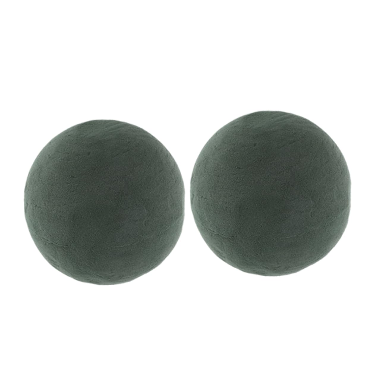 Mikikit 2Pcs Floral Sponge Balls Round Fresh Flower Arrangement for Weddings Parties Garden Decor Lightweight Floral Design Elegant Aesthetic