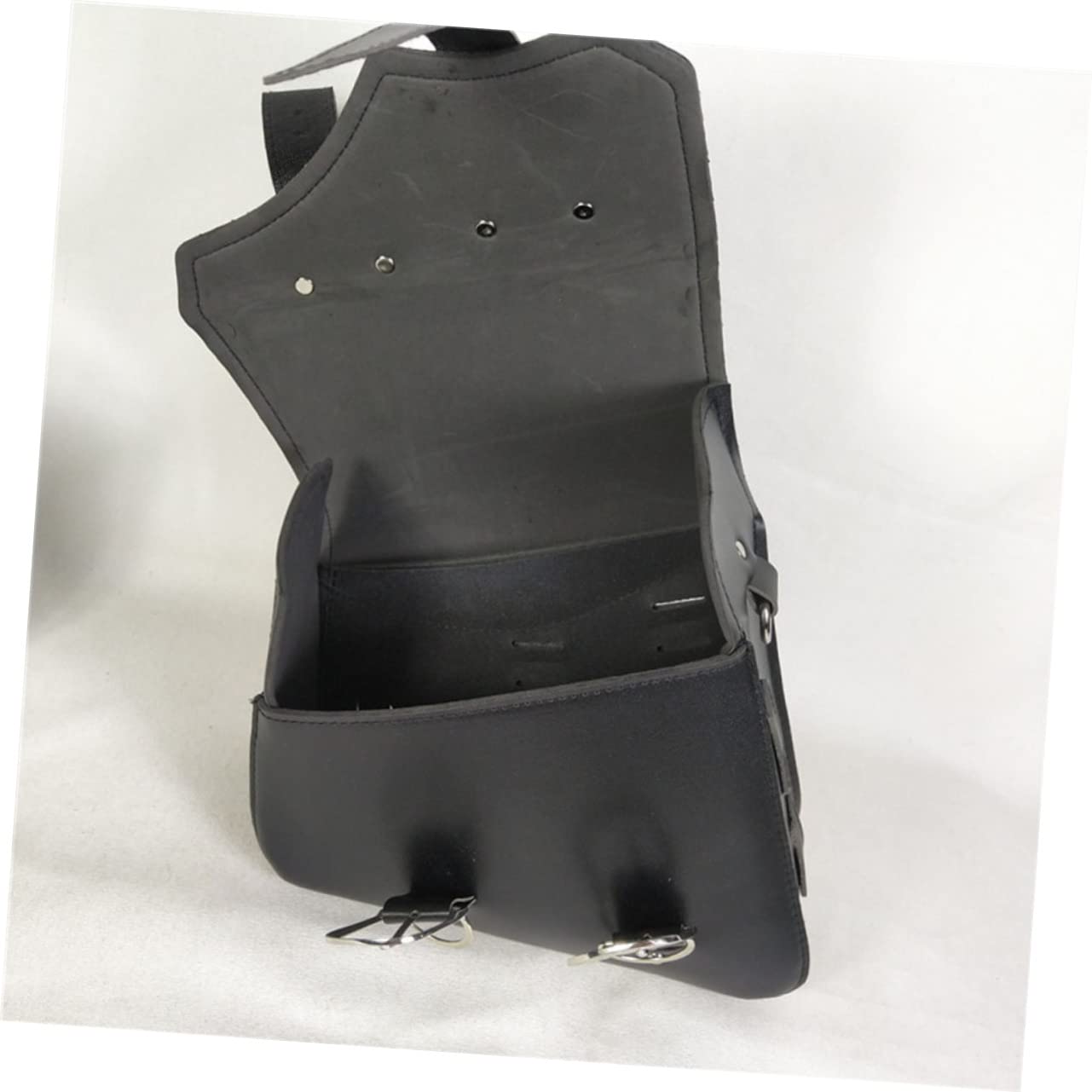 Sosoport Borsa da Sella per Bicicletta Borsa in Pelle Pu Marsupio Posteriore Fibbia Accessori per Ciclismo Contenitore per Riparazioni e Oggetti Essenziali