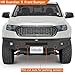 Hooke Road 19-23 Ranger Front and Rear Bumper Set for 2019-2023 Ford Ranger Pickup, Offroad Heavy Duty Steel Bumpers with LED Lights & Sensor Mounting Holes
