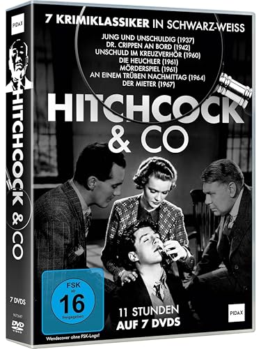 Alfred Hitchcock & Co. - 7 fesselnde schwarz-weiss Filmklassiker in edler Sammlerbox [7 DVDs]