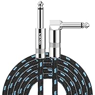 🎸[Updated Version, Low Noise and High Fidelity]: With high-density OFC 95% braided shield and higher quality TPE material insulation, Sovvid guitar cable has better noise rejection and anti-interference comparing other spiral braided and aluminum lay...