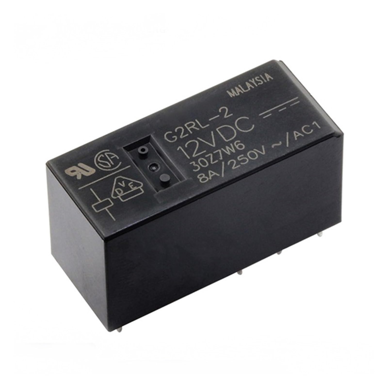 Relais G2RL-2-5VDC 12VDC 24VDC électromécanique 8 broches deux inverseurs