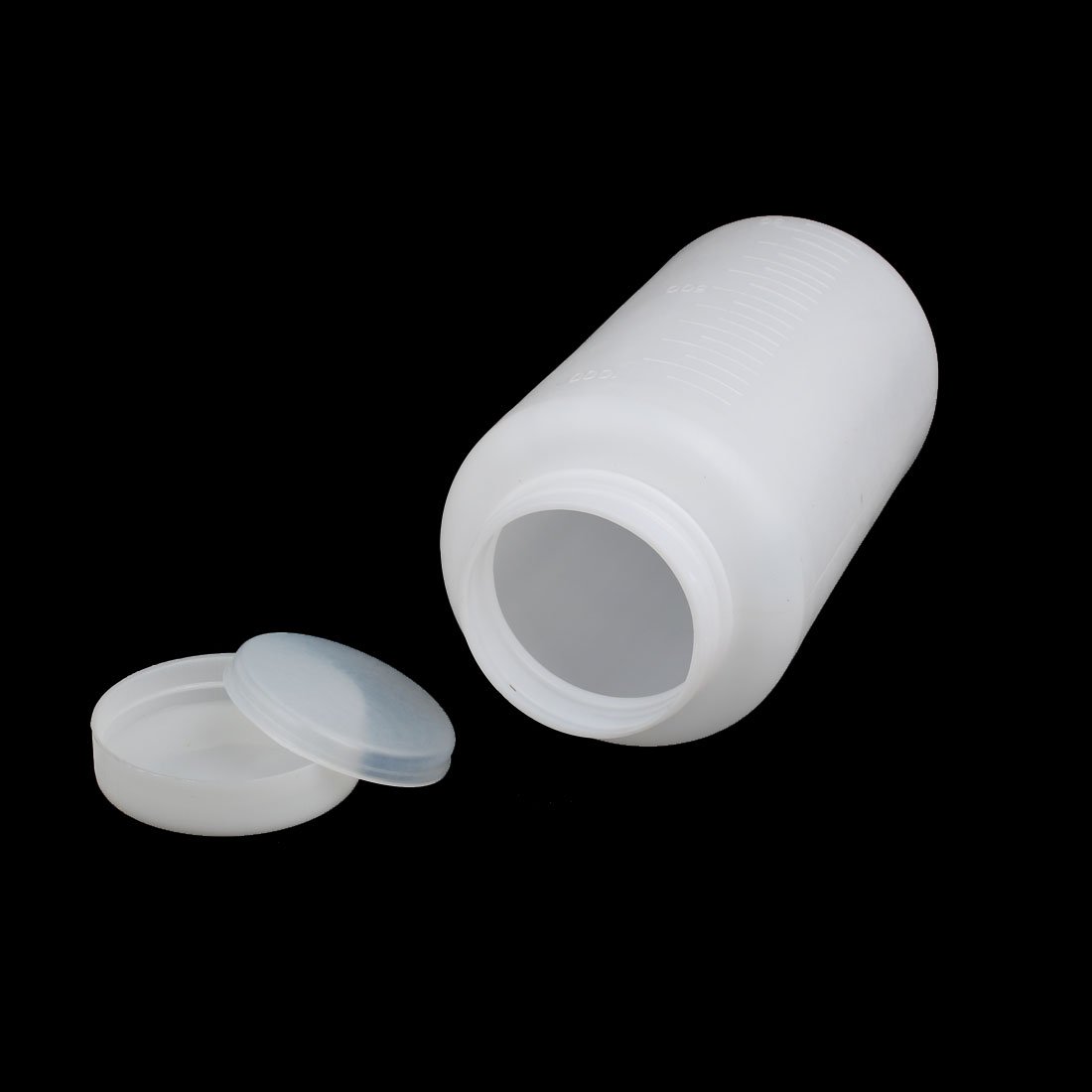 Aexit 55mm Durchmesser 190mm Höhe 1000ml HDPE-Kunststoff Runde Weithalsflasche Weiß 2St (917f8411158f778af18ee1531863bc4a)