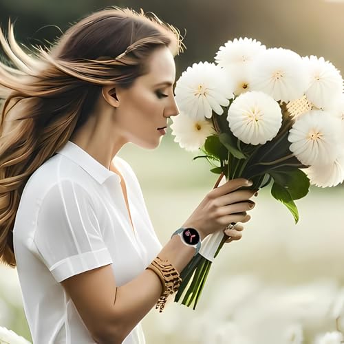Correa de silicona 20mm para Garmin Vivoactive floral miniatura 7