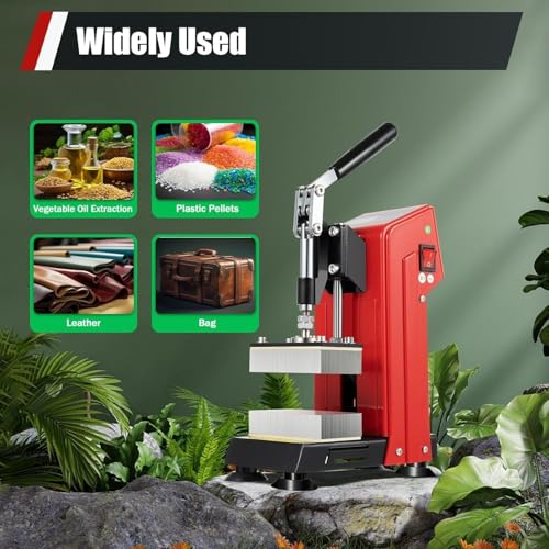 Prensa térmica manual mini con temperatura ajustable miniatura 3