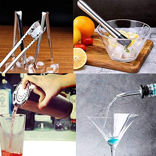 Set 12 Piezas Bartender con Soporte y Coctelera 550 ml miniatura 4