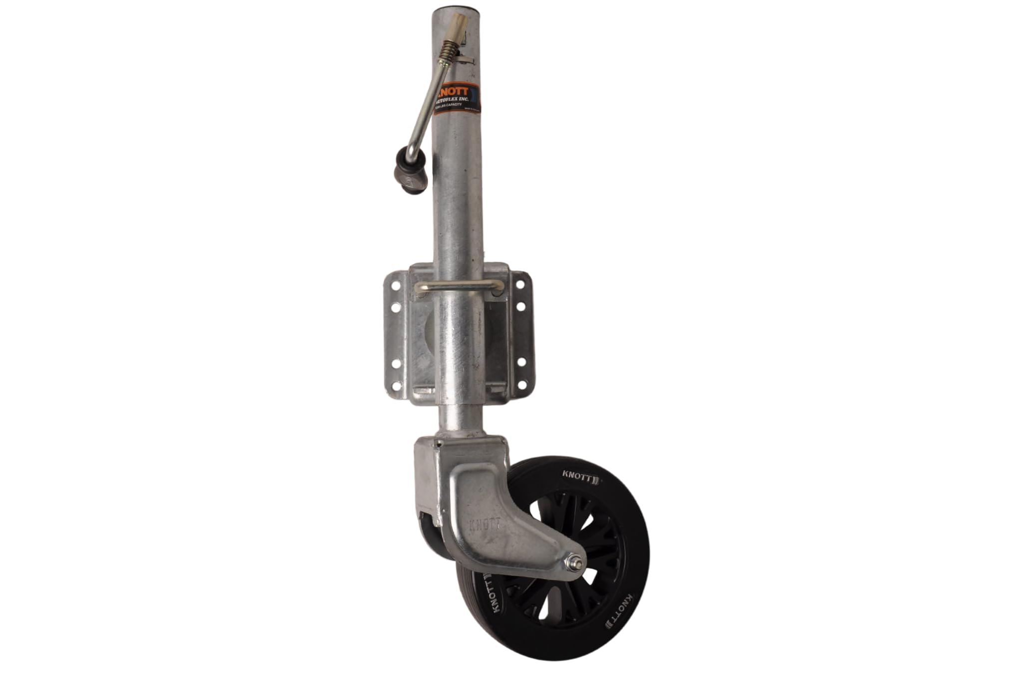 Roue Jockey pivotante avec manivelle 545 kg