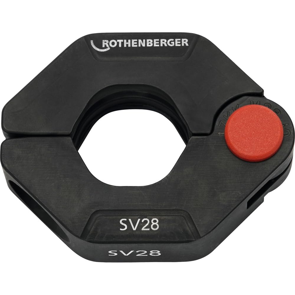 ROTHENBERGER Pressring, SV Pressbacken Kontur, 28mm Arbeitsbereich Durchmesser | 1000003878 | Pressring, Rohrleitungssystemen, Pressen, Industriewerkzeug Presse